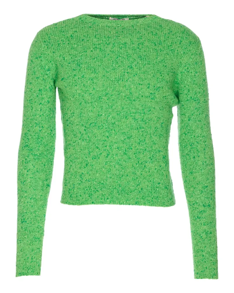 AURALEE Pullover mit rundem Ausschnitt - Grün Grün