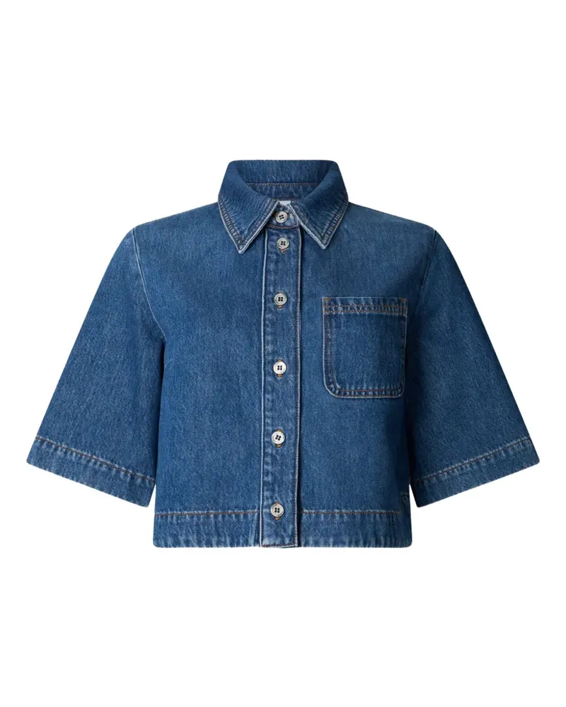 Liu Jo button denim shirt - Blau Blau