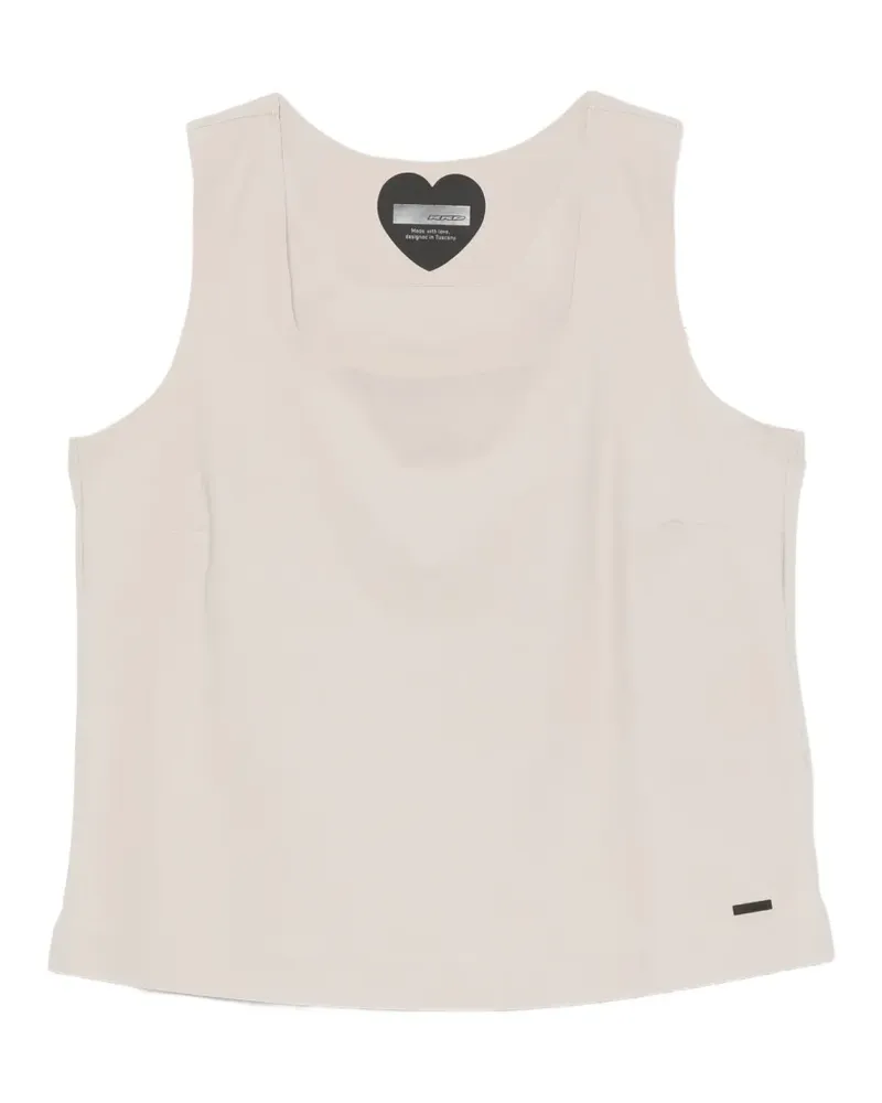 Roberto Ricci Designs Top mit eckigem Ausschnitt - Grau Grau