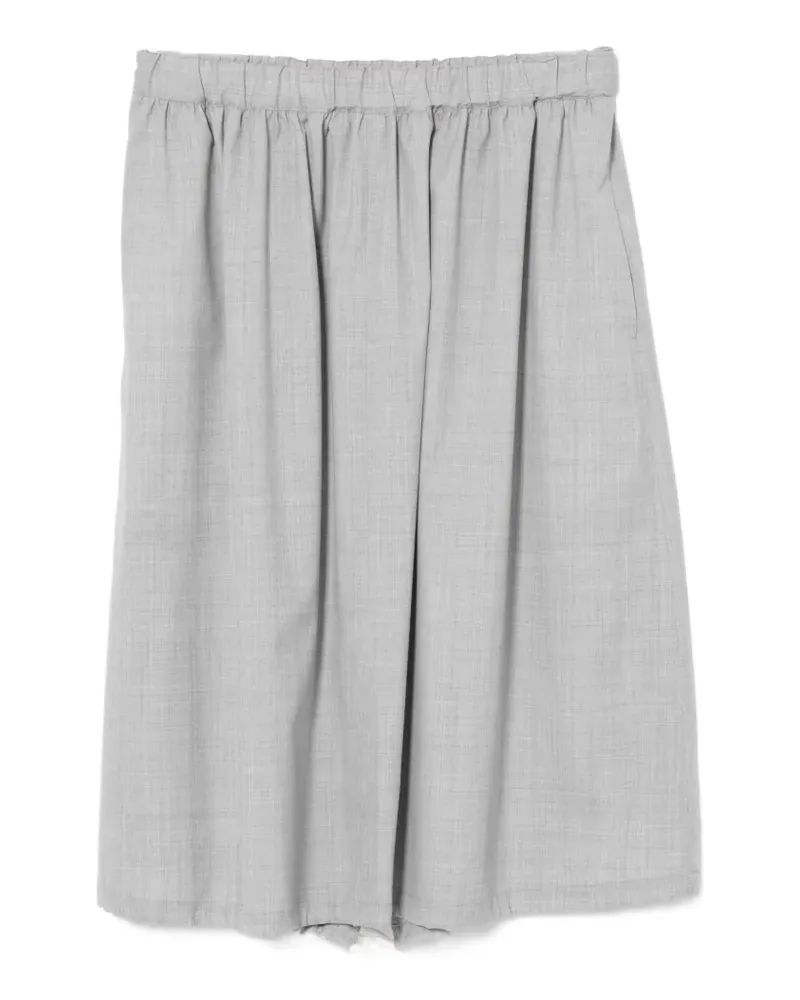 Comme des Garçons Faltenrock mit Kordelzug - Grau Grau
