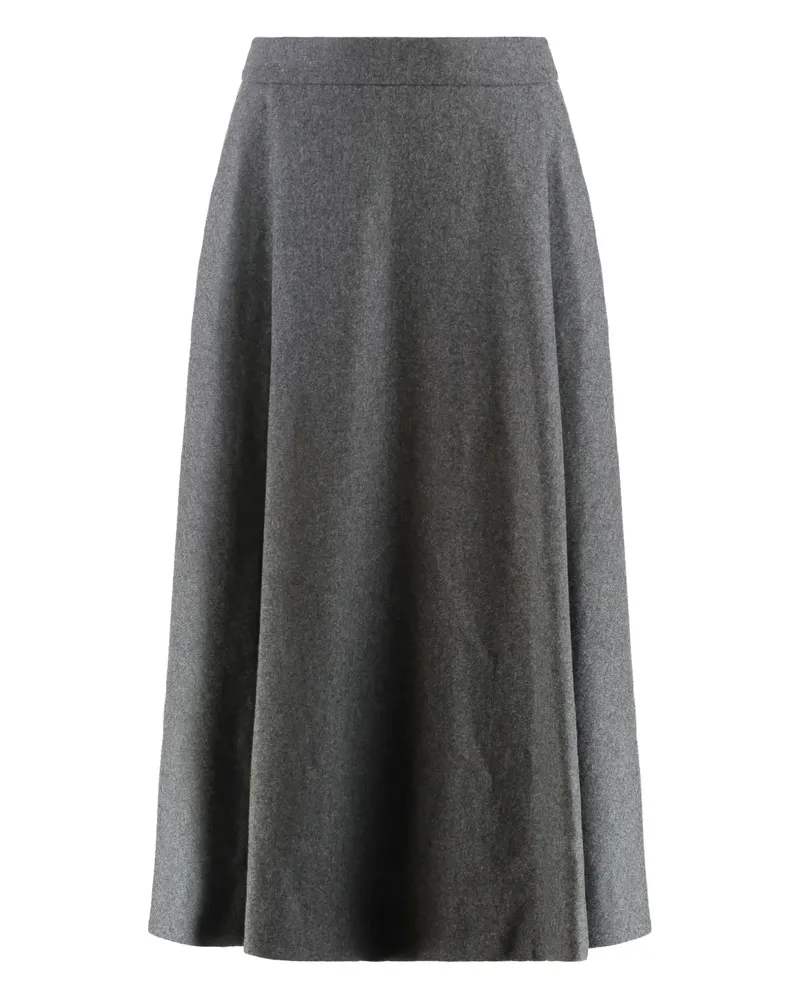 Max Mara flared midi skirt - Grau Grau