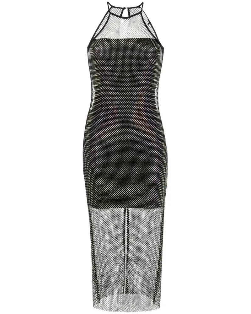 Patrizia Pepe Kleid mit Strass - Schwarz Schwarz