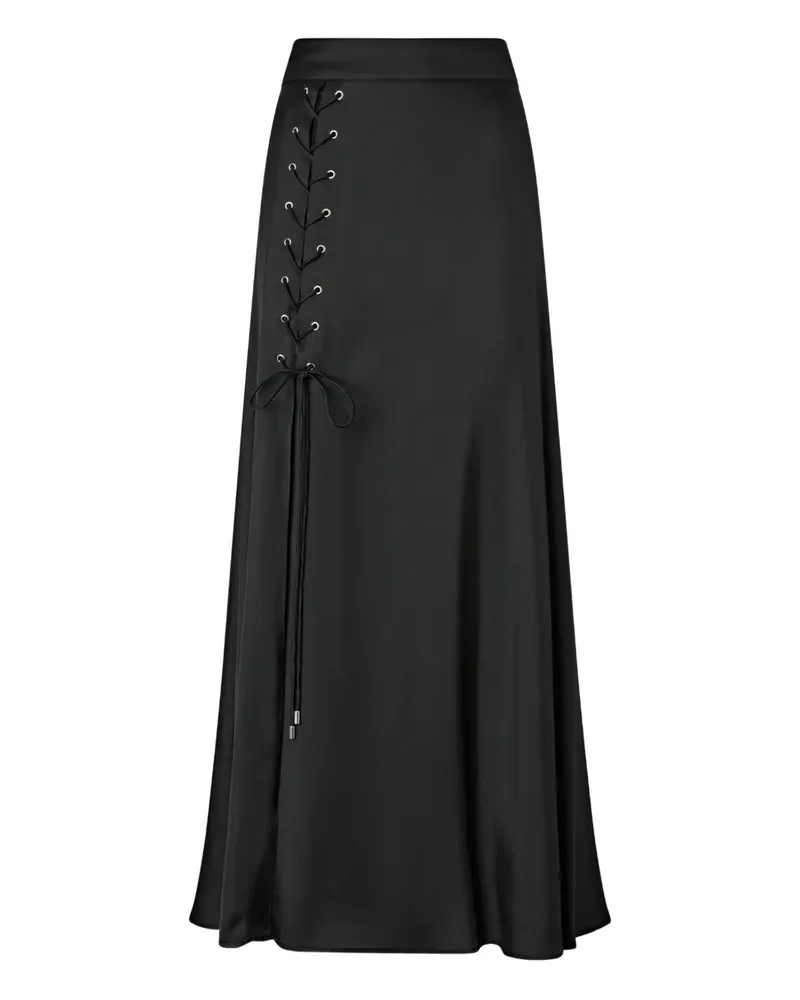 Pinko Rock mit Schnürung - Schwarz Schwarz