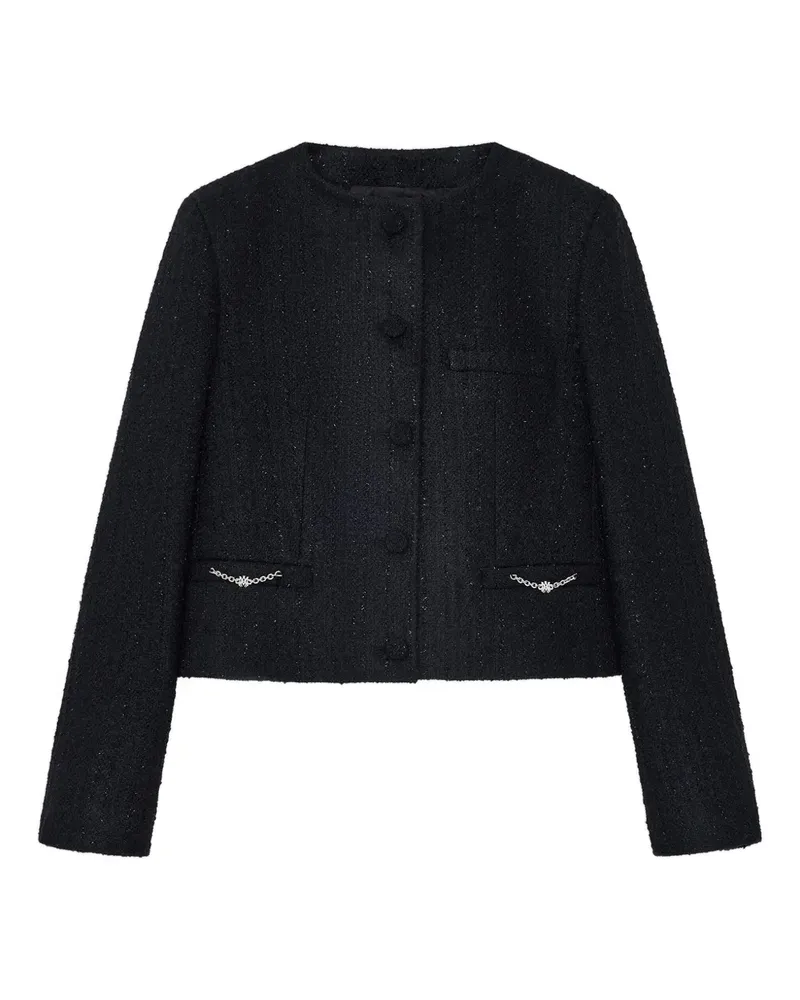 Amiri Jacke mit Glitter-Detail - Schwarz Schwarz