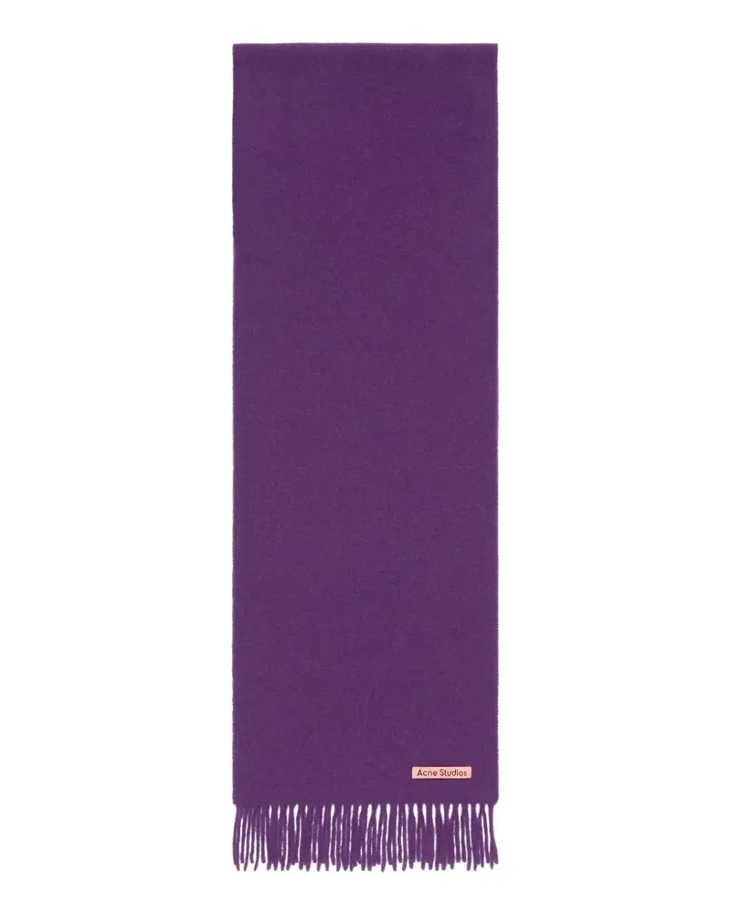 Acne Studios fringed scarf - Violett Violett