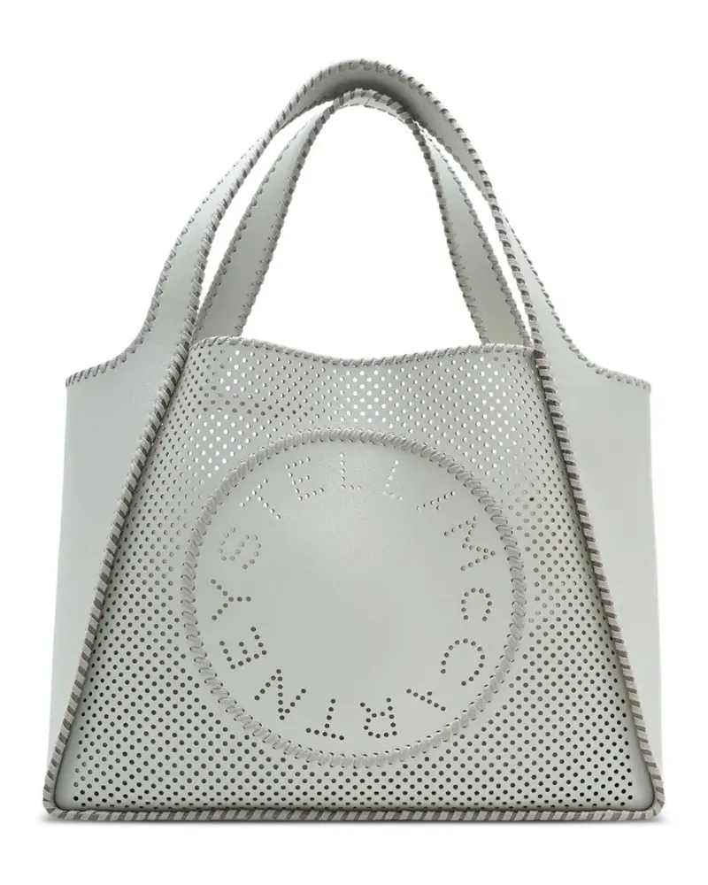 Stella McCartney Shopper mit perforiertem Logo - Weiß Weiß