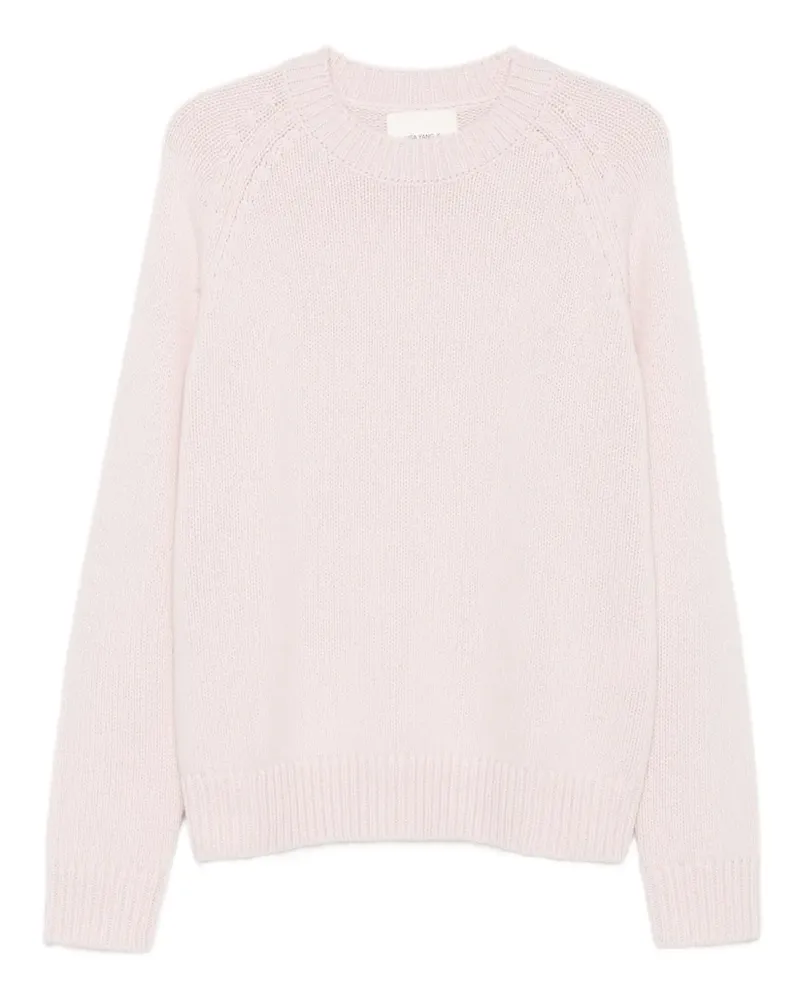 Lisa Yang Kaschmirpullover mit Raglanärmeln - Rosa Rosa