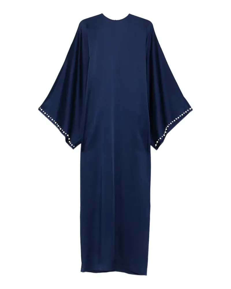 Stella McCartney embellished-sleeve maxi dress - Blau Blau