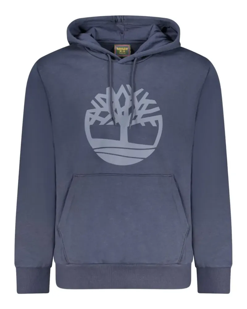 Timberland Hoodie mit Logo-Print - Blau Blau