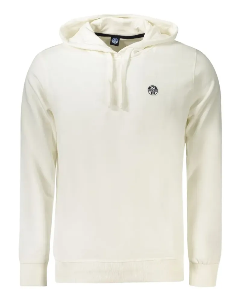 North Sails logo-detail hoodie - Nude Nude