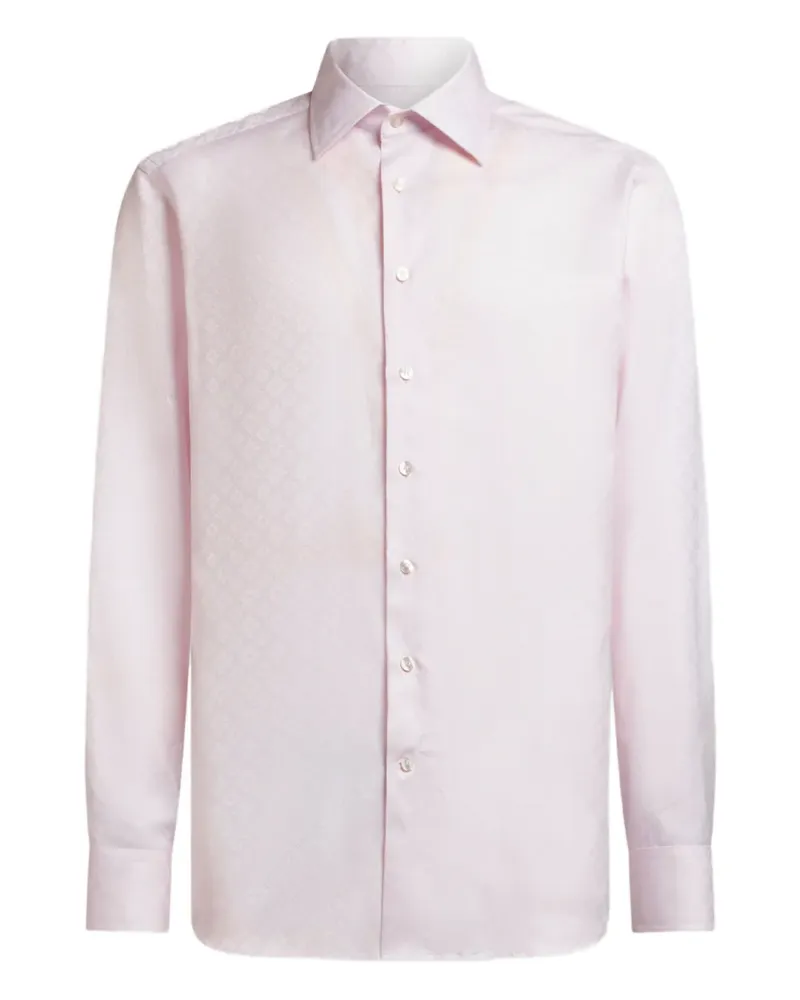 Etro Hemd mit Jacquardmuster - Rosa Rosa