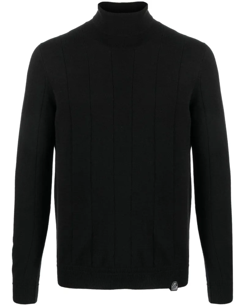 Brioni Kaschmirpullover mit Rollkragen - Schwarz Schwarz