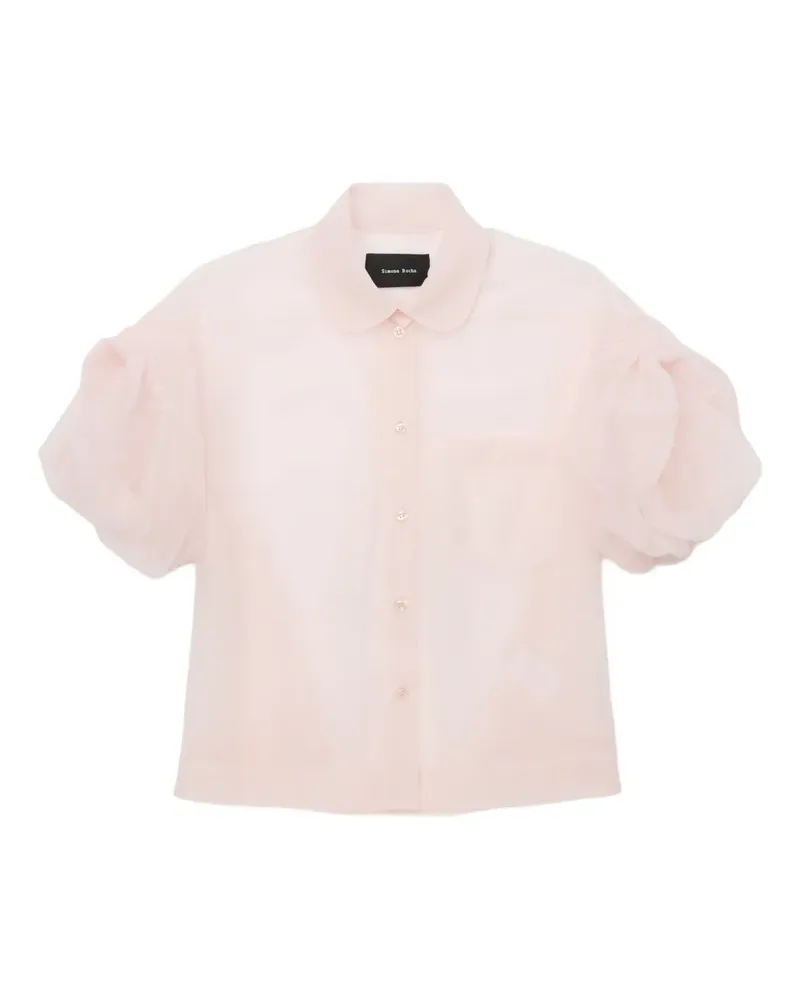 Simone Rocha Hemd mit Puffärmeln - Rosa Rosa