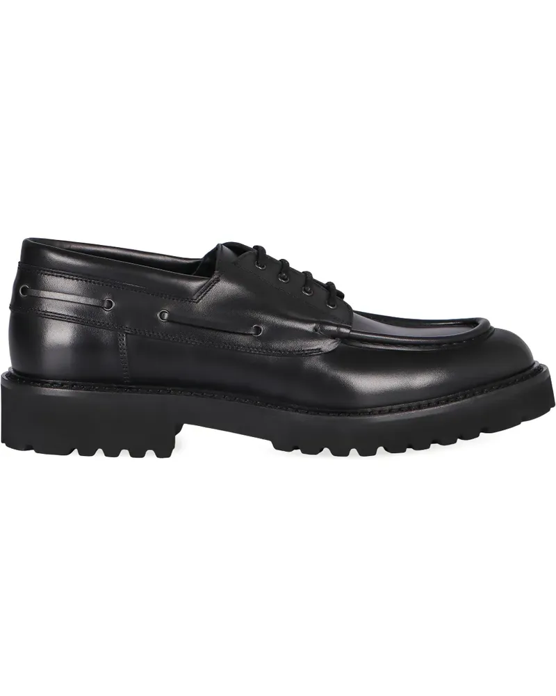 Doucal´s leather lace-up shoes - Schwarz Schwarz
