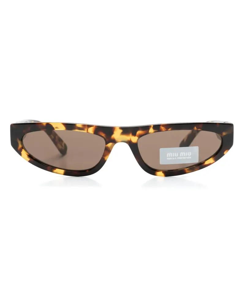 Miu Miu Miu Glimpse Cat-Eye-Sonnenbrille - Braun Braun