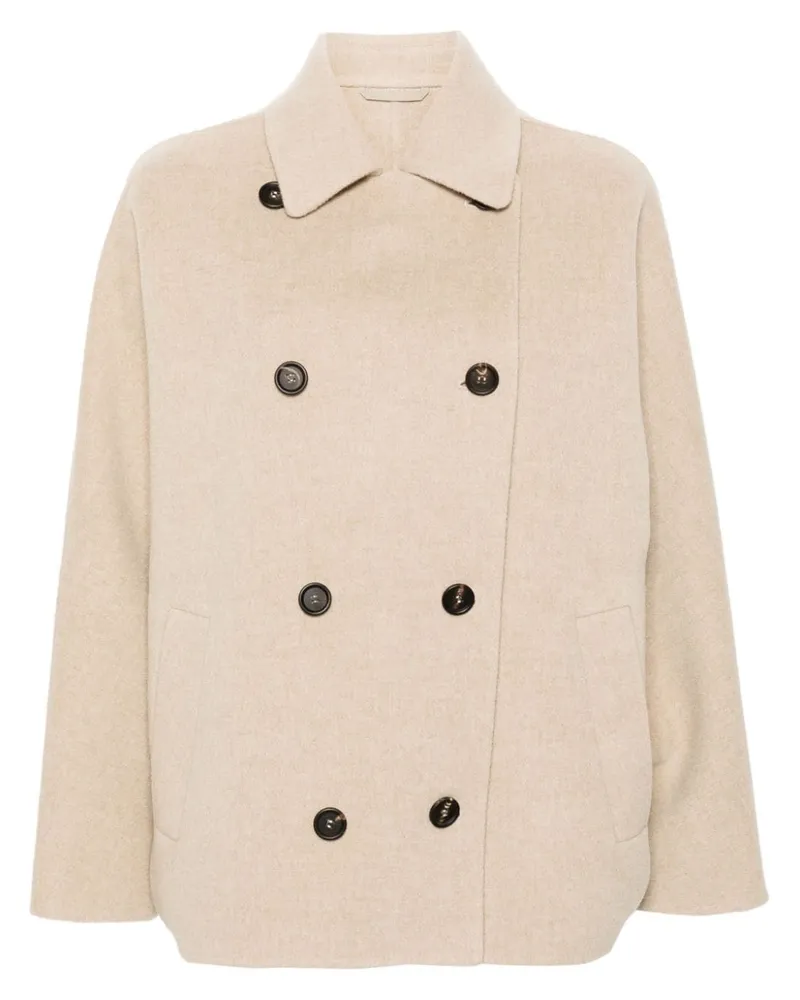 Brunello Cucinelli Klassische Cabanjacke - Nude Nude