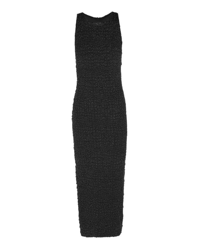 Cortana Midikleid mit texturiertem Finish - Schwarz Schwarz