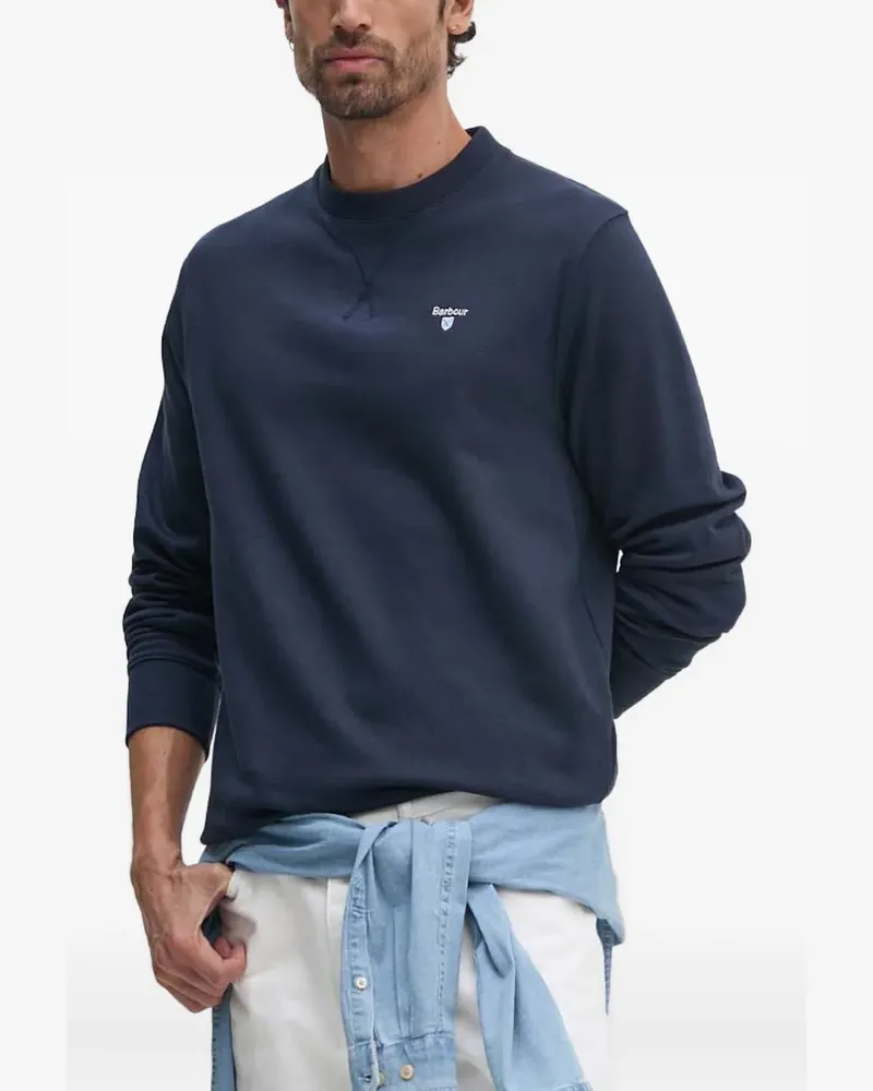 Barbour Beckhill Sweatshirt mit Stickerei - Blau Blau