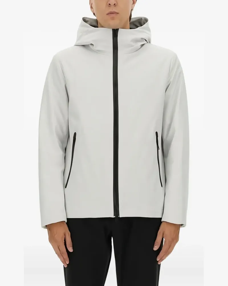 Woolrich hooded zip-fastening jacket - Grau Grau