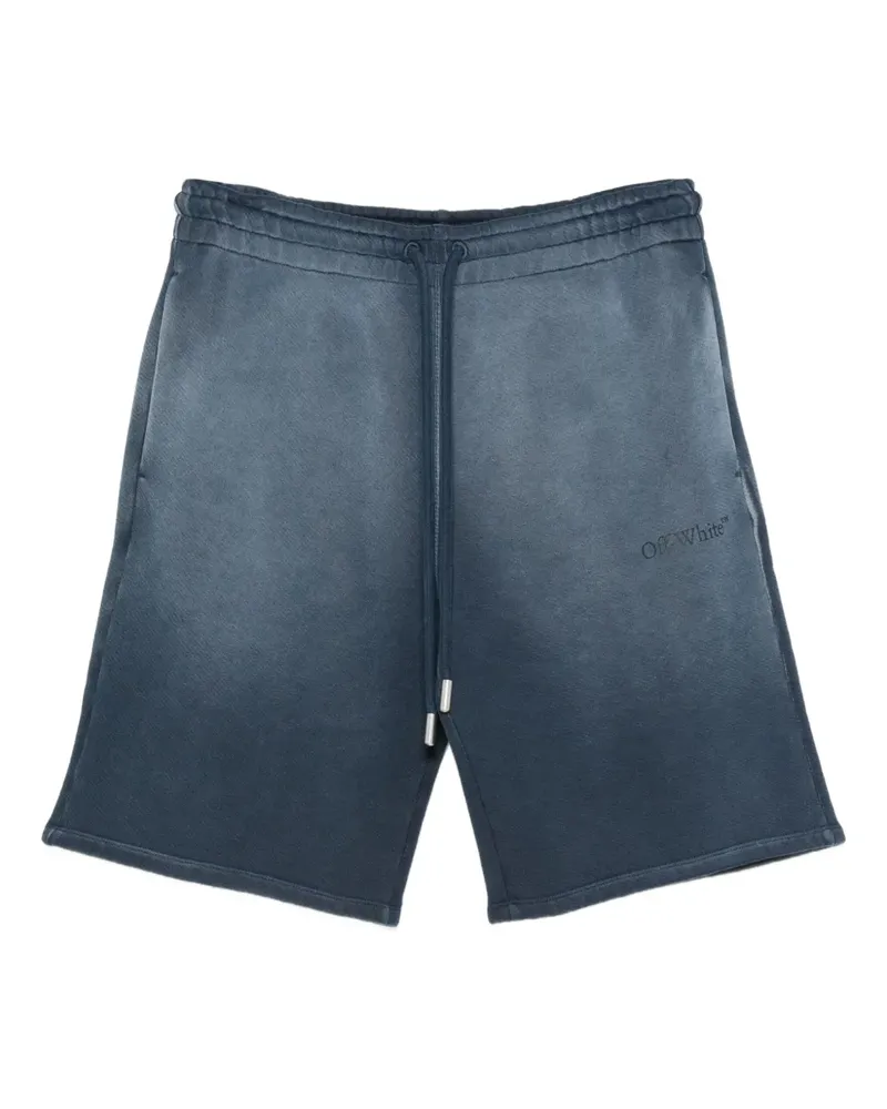 OFF-WHITE Kordelzug-Shorts mit Ombré-Effekt - Blau Blau