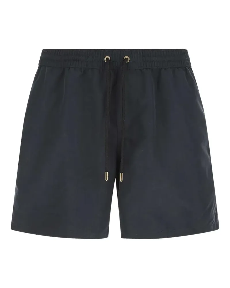 AGNONA drawstring-pocket swim shorts - Blau Blau