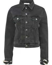 J.W.Anderson Jeansjacke mit Kettendetail Schwarz