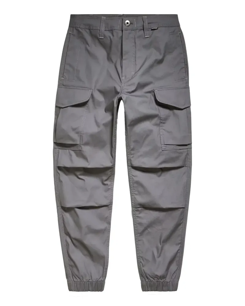 G-STAR RAW elasticated-cuff cargo pants - Grau Grau