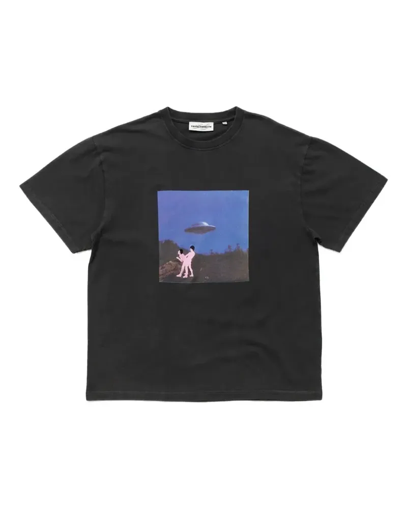 Carne Bollente I Came From Outerspace graphic-print T-shirt - Schwarz Schwarz