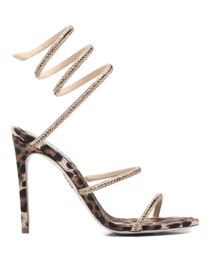 René Caovilla Cleo heeled sandals - Nude Nude