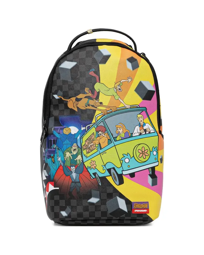 Sprayground Scooby Doo checked-pattern backpack - Schwarz Schwarz