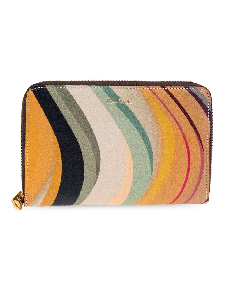 Paul Smith Portemonnaie mit Dusky Swirl-Print - Nude Nude
