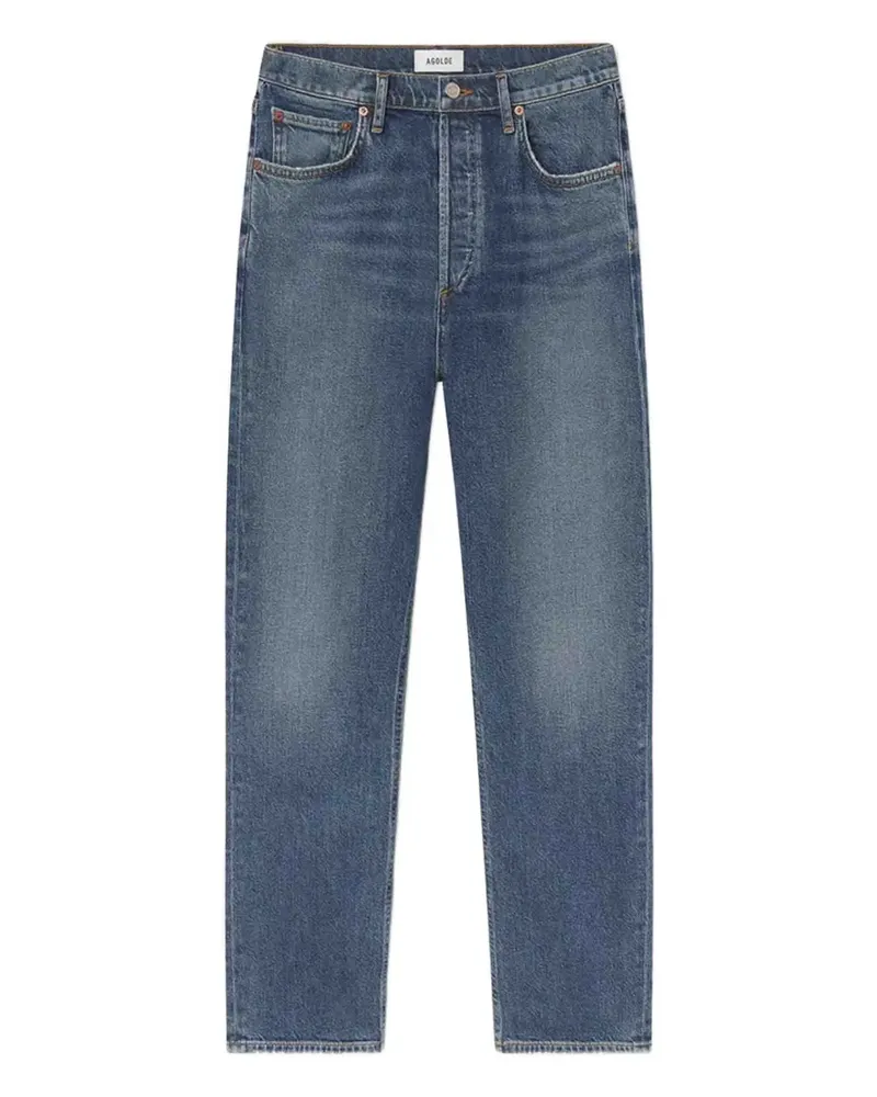 AGOLDE 90's Pinch Waist Crop Jeans - Blau Blau