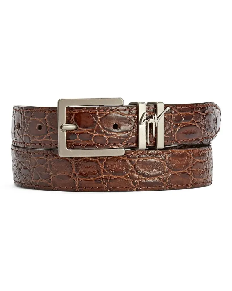 Giuseppe Zanotti Teodore Gürtel - Braun Braun