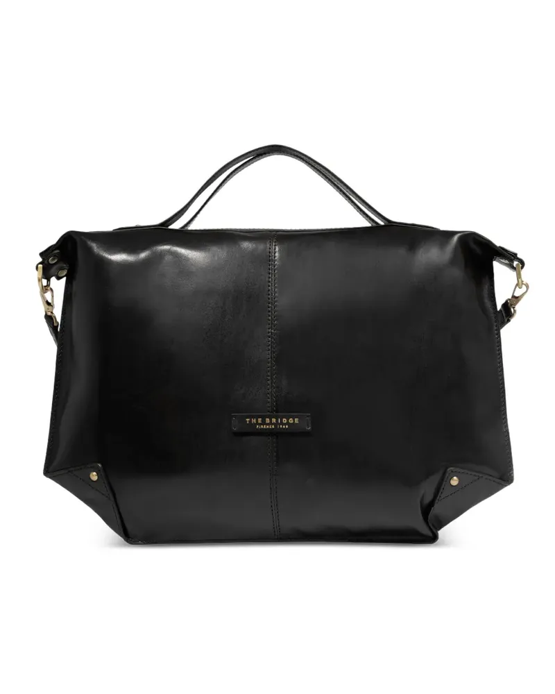 The Bridge Shopper mit Logo-Schild - Schwarz Schwarz