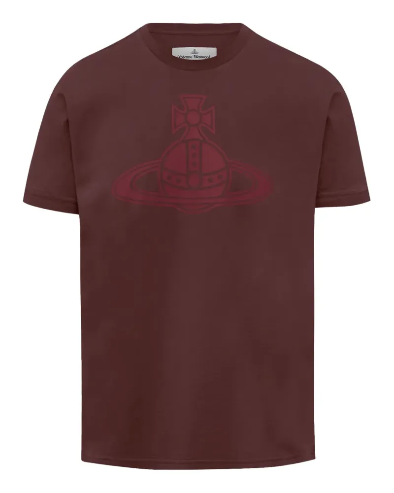 Vivienne Westwood T-Shirt mit Logo-Print - Braun Braun