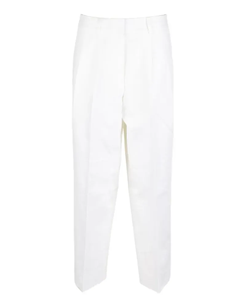 Michael Kors Plissierte Hose - Weiß Weiß