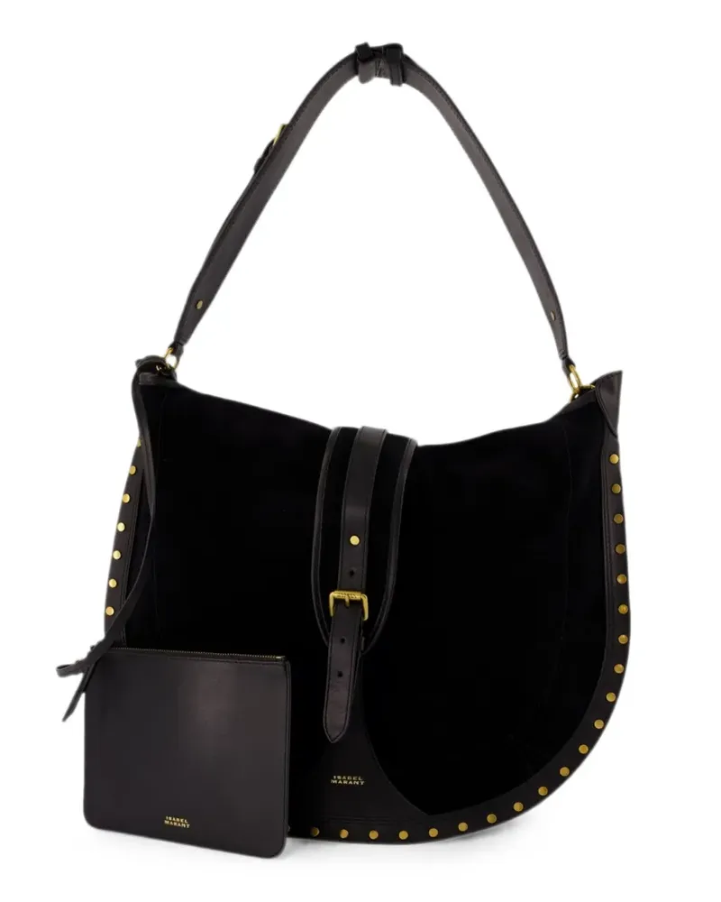 Isabel Marant Oskan Soft Schultertasche - Schwarz Schwarz