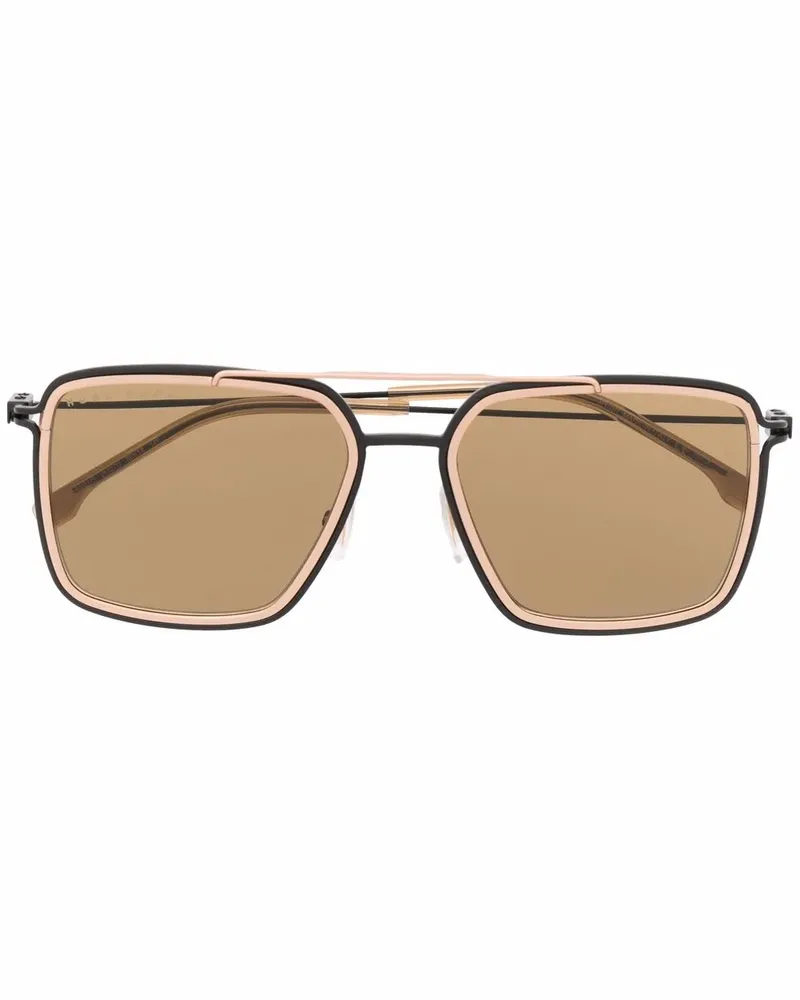 HUGO BOSS Getönte Pilotenbrille - Braun Braun
