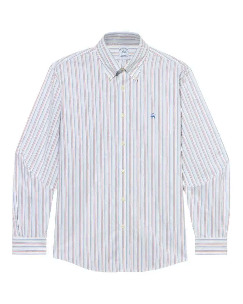 Brooks Brothers Gestreiftes Hemd Rot
