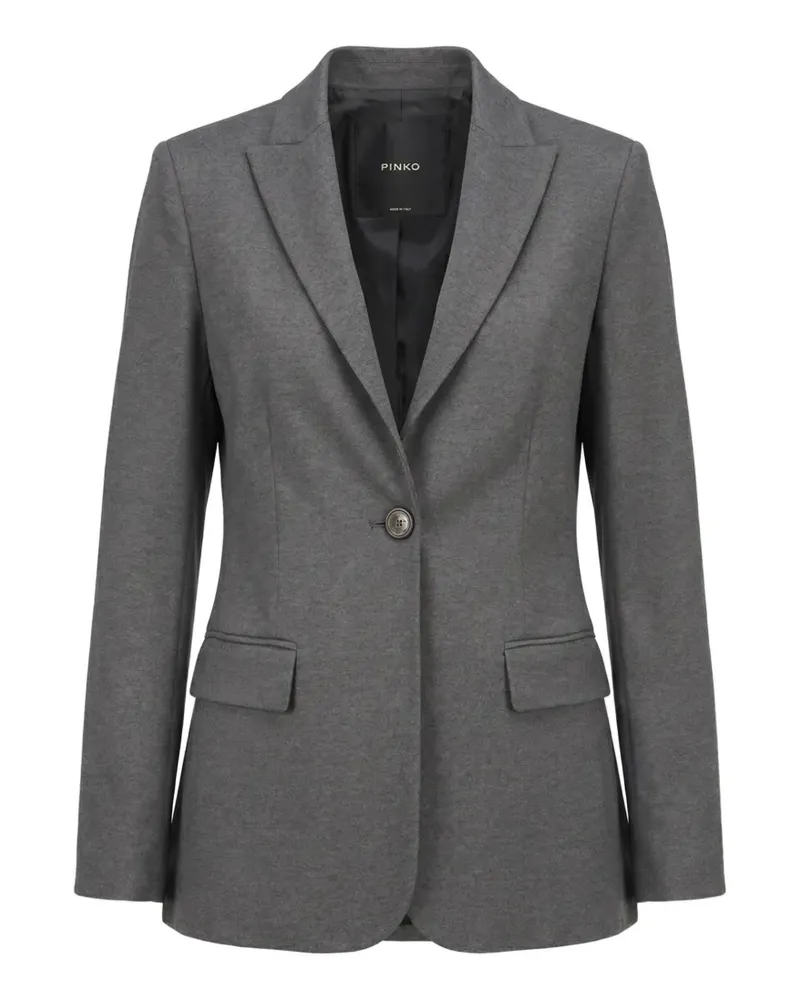 Pinko peak-lapel single-breasted blazer - Grau Grau