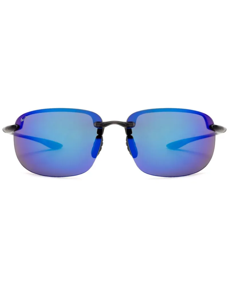 Maui Jim Sonnenbrille mit geometrischem Gestell - Grau Grau