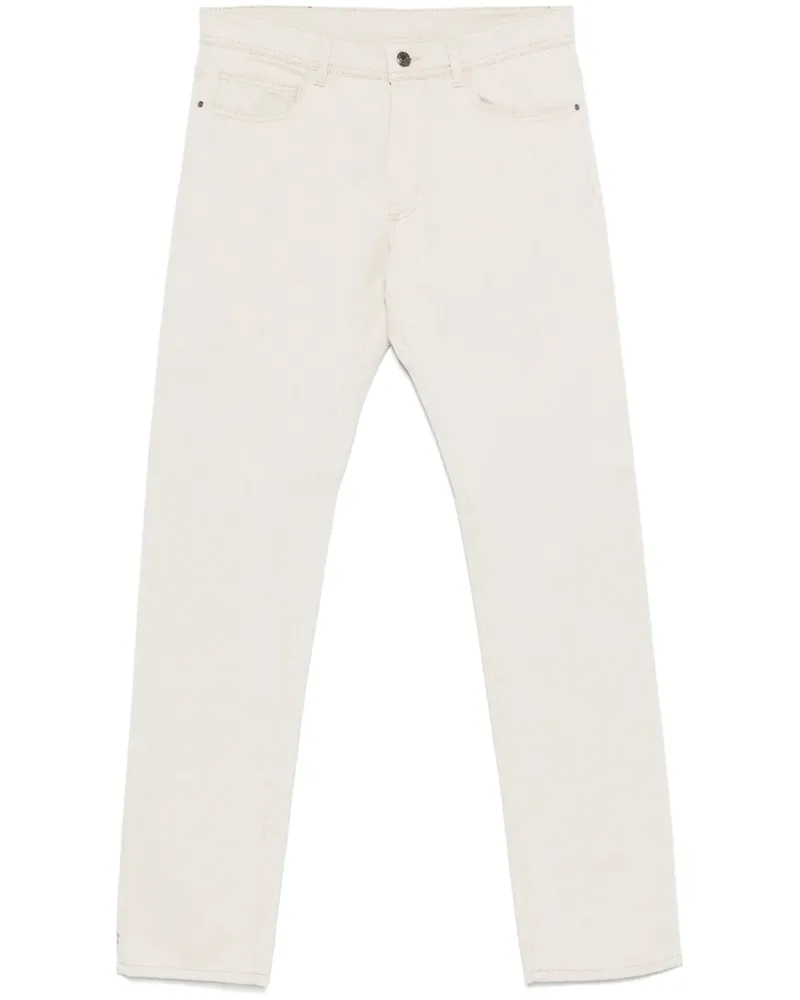 Canali Jeans mit geradem Bein - Nude Nude