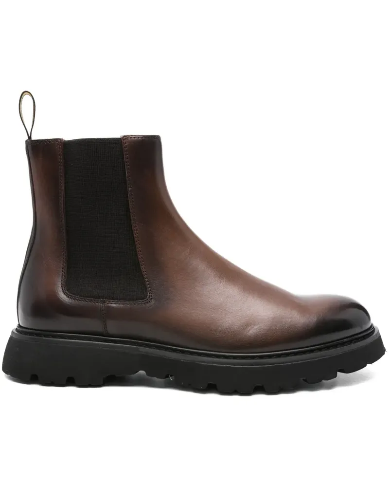 Doucal´s Chelsea-Boots mit Stretcheinsätzen 40mm - Braun Braun