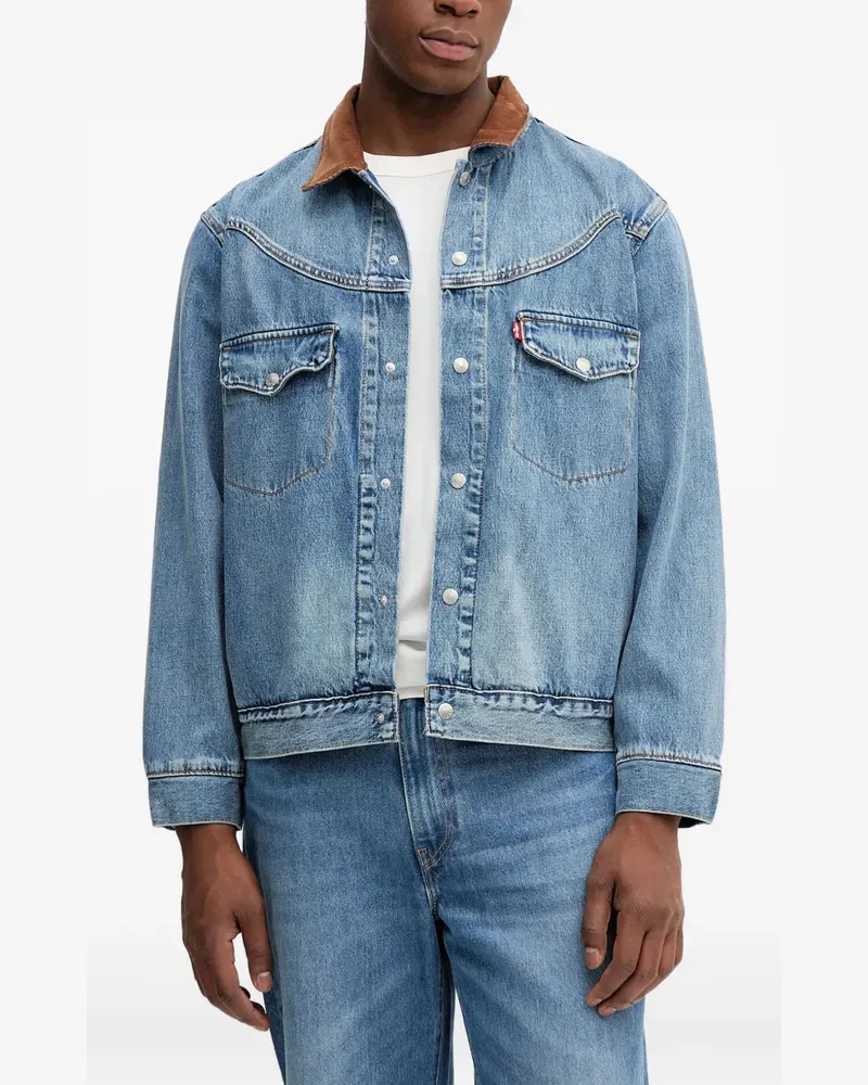 Levi's Western Shorthorn Trucker Jeansjacke - Blau Blau