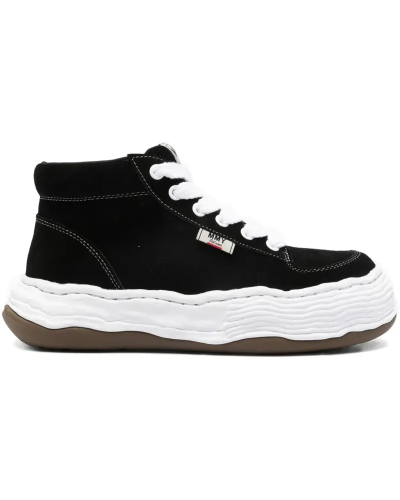 MIHARAYASUHIRO Oliver suede high-top sneakers - Schwarz Schwarz
