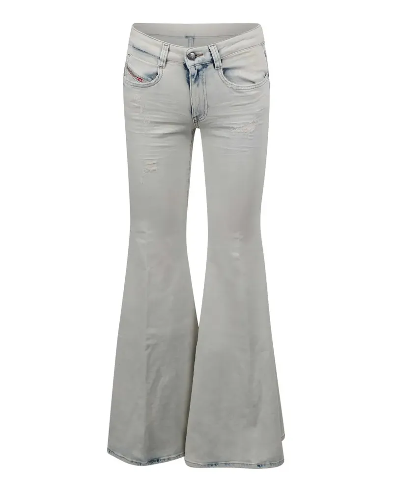 Diesel distressed flared jeans - Weiß Weiß