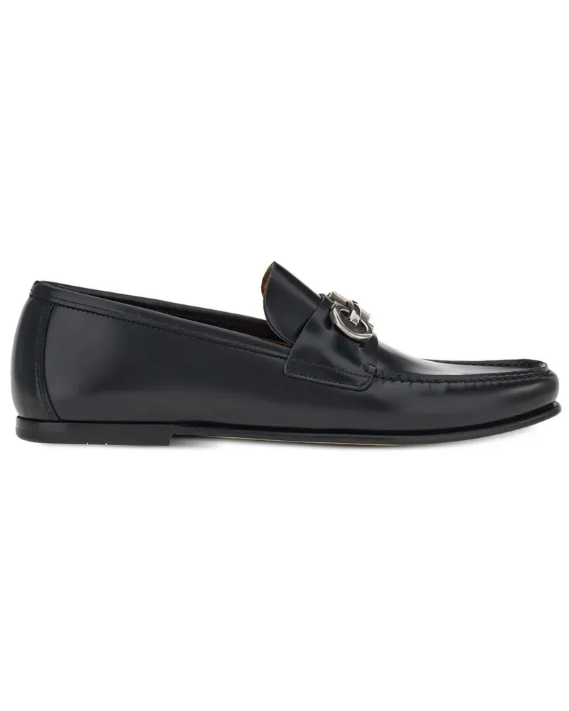 Ferragamo Loafer mit Gancini-Spange - Schwarz Schwarz