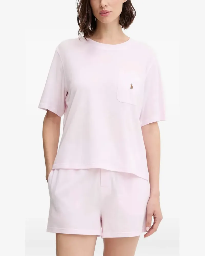 Ralph Lauren Pyjama mit Logo - Rosa Rosa