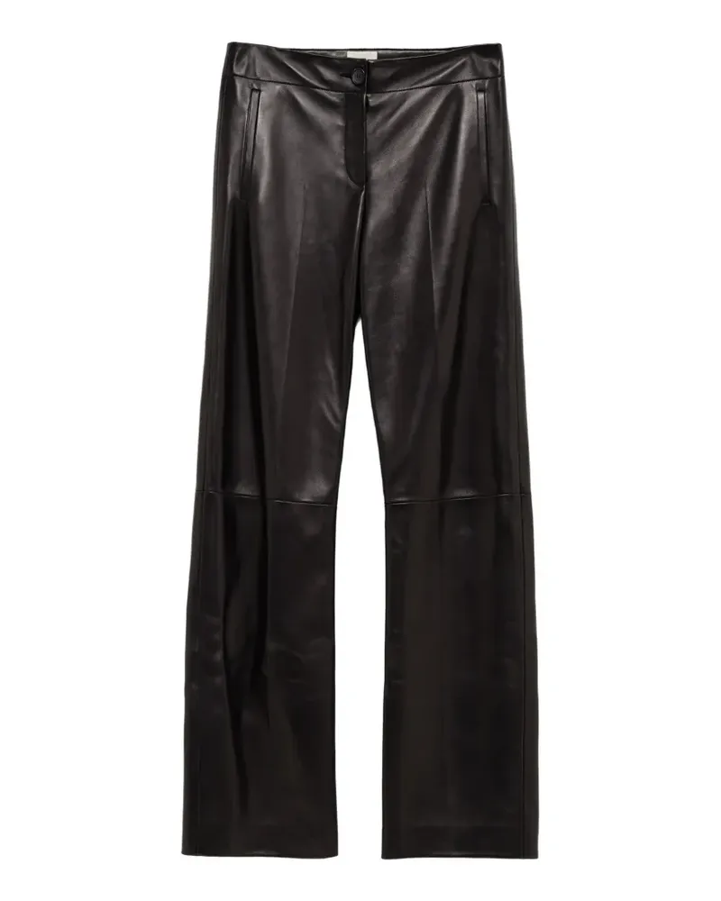 KHAITE Mita leather trousers - Schwarz Schwarz