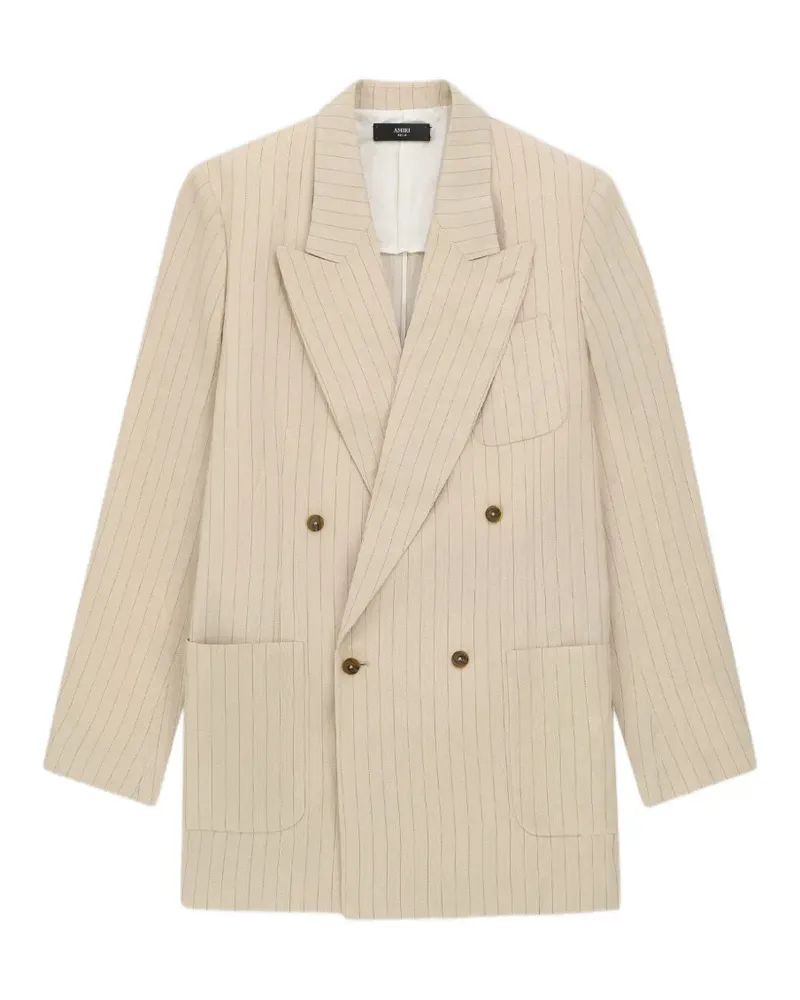 Amiri Doppelreihiges Sakko mit Streifen - Nude Nude